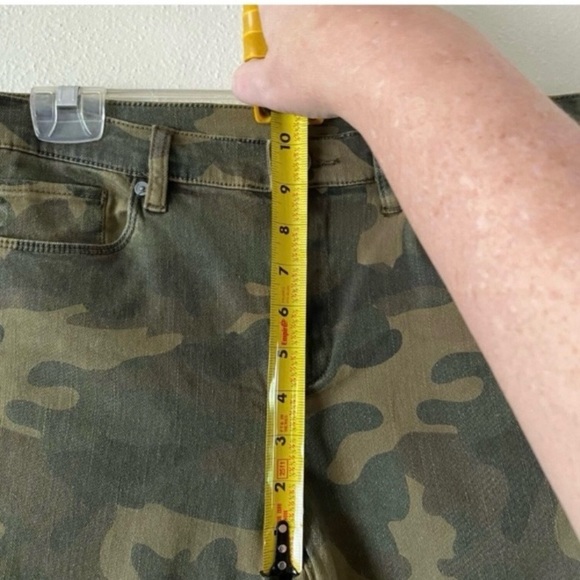 Blank NYC Revolve The Reade Crop Camo Camouflage Skinny Jeans Pants Size 30 - Picture 11 of 15